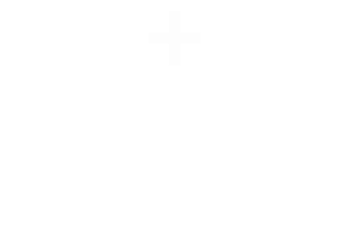 White icon showing an eye, distance arrow and a plus symbol