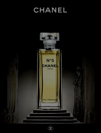 chanel Illuminated Chanel POS graphic